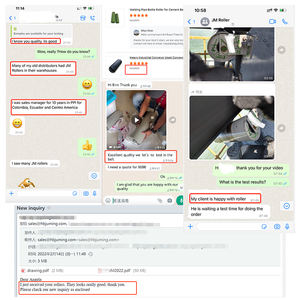 Schwarzer Gummi Hochwertiger Schlag gummiring für Band förder rolle - Product Image 5