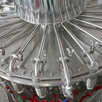 Machine automatique de remplissage et d'emballage de jus en verre avec contrôle PLC, économie d'énergie