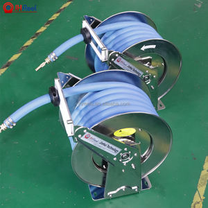 รีลสแตนเลสแบบแมนนวลฐานคู่ทนทานอุปกรณ์สำหรับสายน้ำมันในสวนแรงดันต่ำแบบสปริงมาตรฐาน - Product Image 5