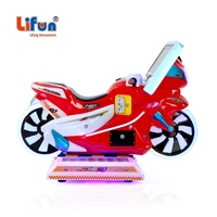 LIFUN Factory Kids Children Amusement Motorcycle Video Ride Game Indoor Arcade Crazy Motor Bike Racing Simulator Machine Custom