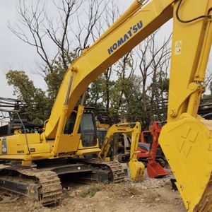 Excavadora de orugas Komatsu PC 450 usada, de 45 toneladas Japón especial de equipo de minería, motor de caja de cambios, cojinete de bomba de engranajes, PLC - Product Image 1