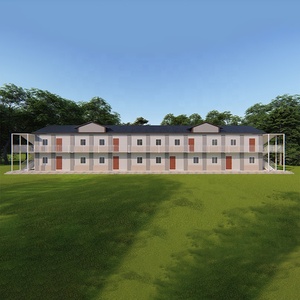 Maison conteneur préfabriquée démontable de haute qualité pour appartements, salles de classe, hébergement <span class=keywords><strong>étudiant</strong></span>, hôtels de villégiature, logements pour travailleurs et camping - Product Image 1