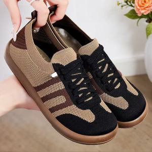 The Final Women's Multi <strong>Functional</strong> Breathable Single Flat Shoes Retro Training Shallow <strong>Slip</strong> on Casual Shoes - Product Image 4