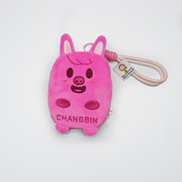 Porte-clés en peluche douce Kpop Group SK, design mignon de dessin animé, sacs à monnaie en forme de Stray Kids, porte-clés