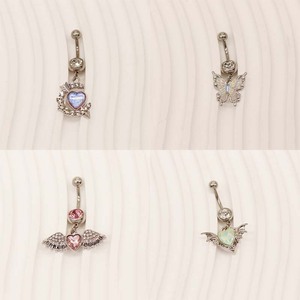 Gaby corazón personalizado fantasía grande quirúrgico Acero inoxidable ombligo anillos al por mayor a granel ombligo piercing ombligo joyería - Product Image 5