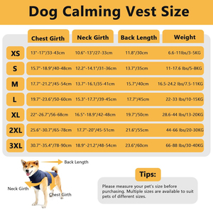 سترة تهدئة للكلاب عاكسة للضوء وقابلة للتنفس مع غطاء للرأس، سترة قابلة للتعديل لتخفيف قلق الحيوانات الأليفة - Product Image 5