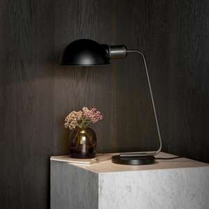 KUMUSI FURNITURE Table de chevet en marbre blanc Table d'appoint en pierre rétro industrielle pour salon chambre cuisine famille et bureau - Product Image 6