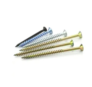 Precio Favorable Colorido Galvanizado Tornillos autorroscantes Tornillos de paneles de yeso de madera