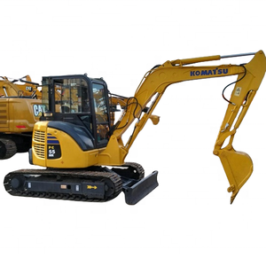 5 toneladas PC55MR mini excavadora usada original importado Komatsu 55 excavadora de segunda mano PC55 excavadora de orugas stock venta al contado - Product Image 1