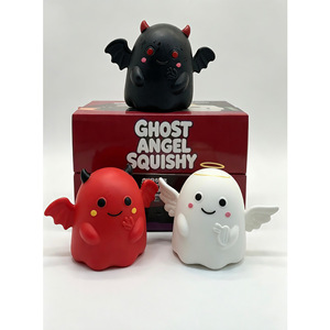 Paigo Nuevo Juguete Antiestrés de Halloween, Pequeño Fantasma y Ángel, de Plástico Suave de Rebote Lento, en Caja, para Todas las Edades - Product Image 6