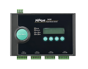 Serveur de périphériques MT-GW NPort 5430, 5 ports RS-232/422/485, LAN 10/100 Mbps, convertisseur Ethernet, IP20, compatible rail DIN, conception sans ventilateur - Product Image 6
