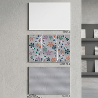 Rectangle moderne brillant 300x450mm Carreaux de porcelaine d'intérieur 30x45cm Carreaux de sol aspect bois 18x12in pour hall extérieur pour