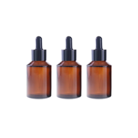 DP vente à chaud 1ml 3ml 5ml 10ml flacon compte-gouttes en verre transparent pompe bouteilles en verre à fermeture personnalisée