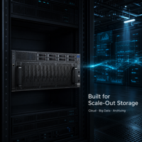 Serveur 4U 5298V7 à 60 baies 3,5 pouces SAS SATA Hot Swap DDR5 haute densité pour le stockage et la sauvegarde de grands volumes de données