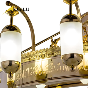 Đèn chùm pha lê sang trọng hiện đại với giải pháp trang trí trong nhà thả ánh sáng cho khách sạn và nhà thờ Hồi giáo đặt hàng số lượng lớn - Product Image 6