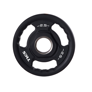 環境に優しいTPUコーティングのトライグリップウェイトプレート 1.25kg 2.5kg 5kg 10kg 15kg 20kg 25kg プレートローディングマシン用 - Product Image 6