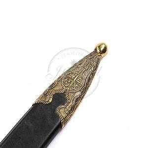 ดาบเจ้าชายดำ อาวุธยุโรปยุคกลางสีทอง MS - Product Image 6