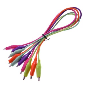 Popolare Set di 10 Cavi di Prova con Clip a Coccodrillo in Rame, 5 Colori, Cavi Jumper a Doppia Estremità - Product Image 2