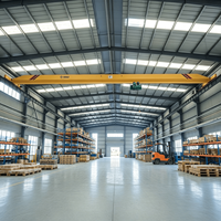 Metallverarbeitungsanlage mit 10-Tonnen-Einträger-Brückenkran