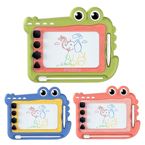 Đầy Màu sắc xóa được từ Doodle Board giáo dục nhựa phác thảo bằng văn bản Pad cho trẻ em 'hộp sơn đóng gói - Product Image 2