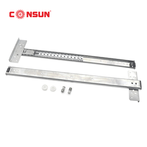 CONSUN-rodamiento de bolas de extensión completa, Tobogán telescópico de canal, precio barato, 35mm, <span class=keywords><strong>3</strong></span> pliegues - Product Image 3