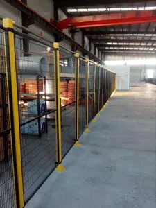 Safety Guarding Fence Safety Guarding Fence Low Carbon Steel Fencing Panel For Warehouse Isolation