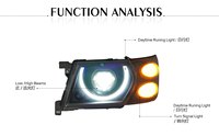 Nouveau phare LED pour Nissan Patrol Y60 Y61 1995-2005, phare avant modifié, mise à niveau LED, accessoires de phare de voiture
