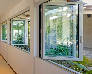 VOBO Fenêtre pliante sans cadre en acier inoxydable et alliage d'aluminium avant-gardiste et moderne, triple synchronisation, cuisine, salle <span class=keywords><strong>à</strong></span> manger en plein air - Product Image 2