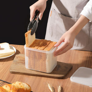 Boîte de rangement de pain de fruits frais en plastique PP transparent de promotion de durée limitée pour le stockage de Dessert de réfrigérateur - Product Image 4