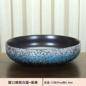 Maceta <span class=keywords><strong>de</strong></span> Cerámica Hidropónica Estilo Europeo con Acabado Esmaltado, Modular, para Escritorio o Suelo, Grande, No Porosa, para Plantas <span class=keywords><strong>de</strong></span> Interior - Product Image 3