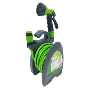 Carrete de <span class=keywords><strong>Manguera</strong></span> de Agua Vertak de 10m, Portátil, para Jardín, <span class=keywords><strong>con</strong></span> <span class=keywords><strong>Pistola</strong></span> de Riego de 8 Funciones - Product Image 3