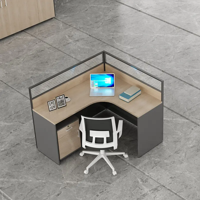 Modern Modular Open Plan 4 posti postazioni di lavoro tavolo Workstation mobili scrivanie per ufficio per il lavoro d'ufficio del personale