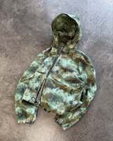 Streetwear personnalisé ensemble de jogging en nylon camouflage coupe-vent imprimé camouflage ripstop unisexe veste à manches longues ensemble de survêtement court