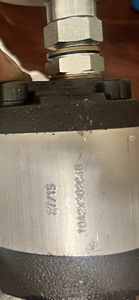 Гидравлический Шестеренчатый насос 10A2X302C4B Group 10, 3,2 см3/рев, против часовой стрелки, двухболтовой резьбовой фланец 32 мм, дигдрический вал 10A3.2X302 - Product Image 2