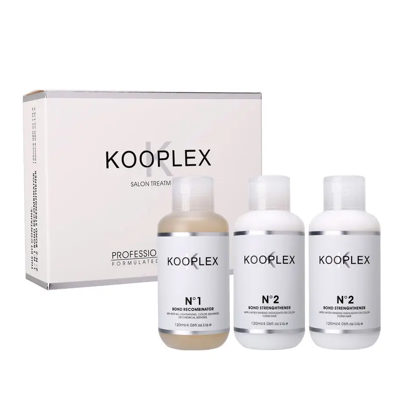 Kooplex No.1 और No.2 मजबूत बाल उपचार सही 120ml प्रत्येक बोतल
