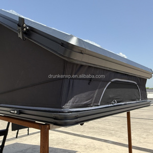Tente de toit de camping DrunkenXp X-hinges Inside, largeur 1,32 m, haute, avec coins en aluminium pour voiture - Product Image 6