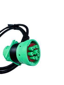 Kabel Adaptor Linkyou J1939 9-Pin Male ke 16-Pin OBD 2 Female, Konduktor Tembaga, Isolasi PVC, Tegangan Terukur 12V, Panjang 1.2M - Product Image 5