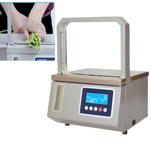 Electric Supermarket Vegetable Strapping Fast <b>Binding</b> <b>Machine</b> Automatic Hot Melt OPP Tape Banding Food New Condition Paper - Product Image 1