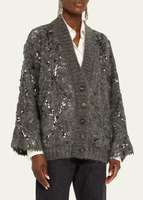 Automne Vintage Varsity Cardigan Pull Button-Up Front Knitwear brodé avec manches longues Style décontracté