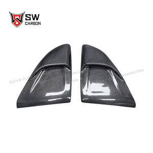 Nouveau couvercle de persiennes d'aération latérale de fenêtre arrière en fibre de carbone <span class=keywords><strong>GT</strong></span> Style <span class=keywords><strong>718</strong></span> pour Porsche <span class=keywords><strong>718</strong></span> Cayman - Product Image 2