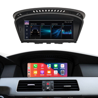 Pantalla de 8.8" para BMW E60 E90 CCC CIC con Linux, CarPlay inalámbrico, Android Auto, Plug&Play, arranque en 5 segundos, 2005-2010, GPS, entrega de fábrica.