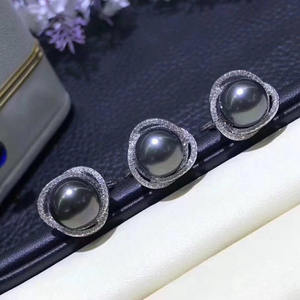 Anillo de Plata WENCHI S925 para Perlas Redondas de 11-13 mm, Accesorios para Fabricación de Joyería, Tamaño 6 mm y 8 mm - Product Image 4