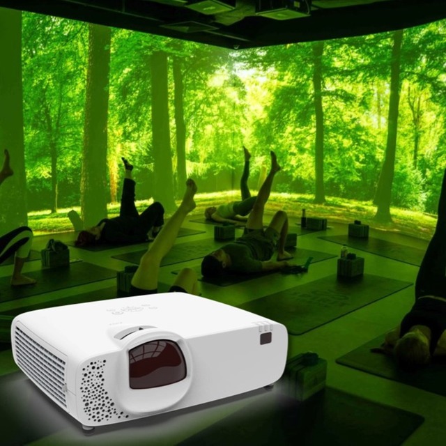 Immersive Studio Projection 4K Laser Projector UHD HDR10 Support Short Throw 20000Hours for Immersive Space Business Projector