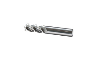 Fraise à queue en carbure de tungstène massif à 3 cannelures, poli haute brillance, pour aluminium, usinage CNC, OEM/ODM, haute précision, 30° de hélice, HRC - Product Image 2