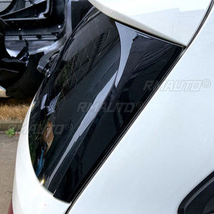 Aileron arrière de voiture noir brillant/aspect carbone, garniture de protection latérale pour Mercedes-Benz Classe B B180 B200 W246 2012-2018 - Product Image 4