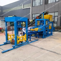 Ligne de production de briques en ciment populaire, machine entièrement automatique de fabrication de blocs creux, ligne de production de pavés en béton hydraulique