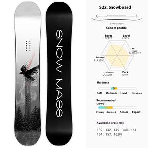 OEM y ODM disponibles Hombres y mujeres <span class=keywords><strong>Burton</strong></span> Snowboard Principiantes All-around Board Poplar Core Winter Sport Camber Snowboard - Product Image 4