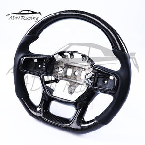 Volante de Fibra de <span class=keywords><strong>Carbono</strong></span> Forjado Estilo Todoterreno Personalizado para Dodge Ram TRX Rebel 1500 3500 4500 2021-2026 - Product Image 6