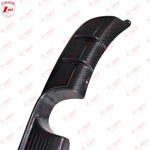 Diffusore posteriore in fibra di carbonio Z-ART per Spoiler posteriore in fibra 991.2 carbonio per Porsche 911 modello di scarico centrale 2016-2018 - Product Image 2