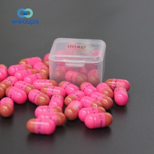 Wecaps güvenlik sert jelatin kapsüller boş sert kapsül hapları 00 # B boş kapsüller için ilaçlar - Product Image 1